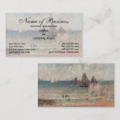 ポール・ゴーガンのディエップの水浴 名刺 (正面/裏面)