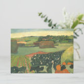 ポール・ゴーガンのブルターニュの干し草の山、ヴィンテージ・アート (スタンド正面)