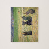 ポール・ゴーガンの「ディエップの水浴の女」 ジグソーパズル (縦)