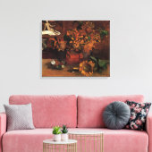 ポール・ゴーガンの『希望（L'Esperance）のある静物』 キャンバスプリント (インサイチュ (リビング))