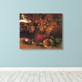 ポール・ゴーガンの『希望（L'Esperance）のある静物』 キャンバスプリント (インサイチュ (ウッドフロア))