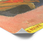 ポール・ゴーガンの『楽しい眠り』、ヴィンテージ・アート ポスター (角)