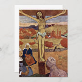 ポール・ゴーガンの「黄色のキリスト」 ヴィンテージ ファインアート (正面/裏面)