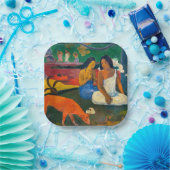 ポール・ゴーガン - アレアレア / 赤い犬 ペーパープレート (パーティー)