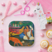 ポール・ゴーガン - アレアレア / 赤い犬 ペーパープレート (パーティー)