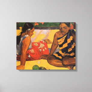 ポール・ゴーガン タヒチの女性たち 絵画 フランス ポリネシア キャンバスプリント