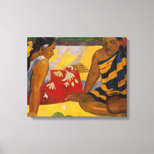 ポール・ゴーガン タヒチの女性たち 絵画 フランス ポリネシア キャンバスプリント
