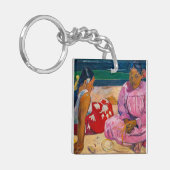 ポール・ゴーガン - タヒチの浜辺の女性たち キーホルダー (正面左)
