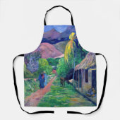 ポール・ゴーガン - タヒチの通り エプロン (正面)