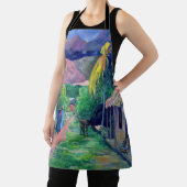 ポール・ゴーガン - タヒチの通り エプロン (インサイチュ)