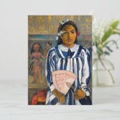 ポール・ゴーガン - テハマナの先祖たち サンキューカード (スタンド正面)