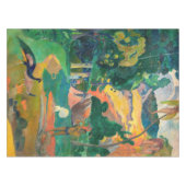 ポール・ゴーガン - マタモエの風景（孔雀） テーブルクロス (正面(横))