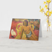 ポール・ゴーガン - ヴァイラムアティ カード (黄色い花)