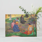 ポール・ゴーガン - 会話 / Les Parau Parau 招待状 (スタンド正面)