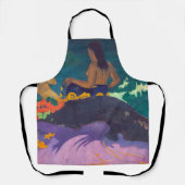 ポール・ゴーガン - 海辺にて / ファタタ・テ・ミティ エプロン (正面)