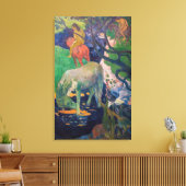 ポール・ゴーガン - 白馬 キャンバスプリント (インサイチュ (リビング))