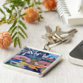 ポール・ゴーガン - 神の日 / マハナ・ノ・アトゥア キーホルダー (側面)