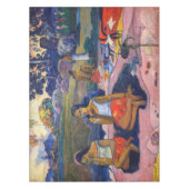 ポール・ゴーガン - 聖なる泉、甘い夢 テーブルクロス (正面)