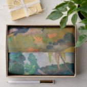 ポール・ゴーガン - 風景と孔雀 / マタモエ 薄葉紙 (ギフト)