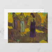 ポール・ゴーガン - 3人のタヒチの女性 ポストカード (正面/裏面)