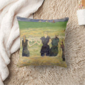 ポール・ゴーギャンが水浴びる女性 クッション (ブランケット)