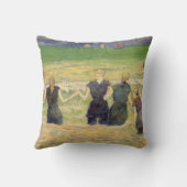 ポール・ゴーギャンが水浴びる女性 クッション (裏面)