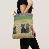 ポール・ゴーギャンが水浴びる女性 トートバッグ (クローズアップ)