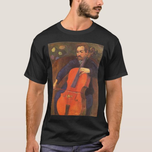 ポール・ゴーギャンによるプレーヤー・シュネクルードの肖像 Tシャツ (正面)