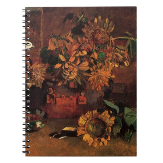 ポール・ゴーギャンによる「希望のある静物画」 ノートブック (正面)