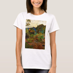 ポール・ゴーギャンのマルティニクの景色(1887年) Tシャツ