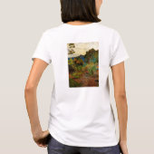 ポール・ゴーギャンのマルティニクの景色(1887年) Tシャツ (裏面)