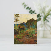 ポール・ゴーギャンのマルティニケの風景(1887年) ポストカード (スタンド正面)