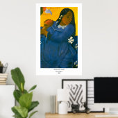 ポール・ゴーギャンのマンゴーの女性(1892年) ポスター (ホームオフィス)