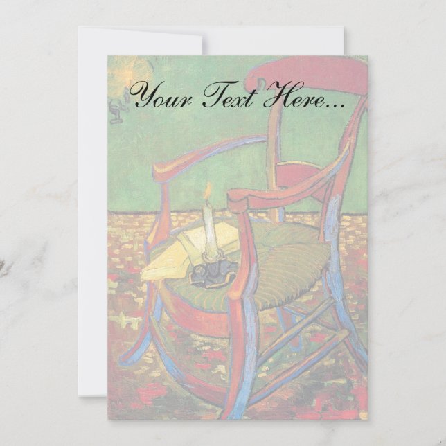 ポール・ゴーギャンの椅子 - ヴィンセント・ファン・ゴッホ (正面)