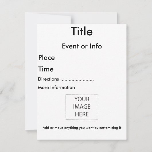 ポール・ゴーギャンの田火田風景(1893年) 招待状 (裏面)