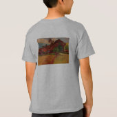 ポール・ゴーギャンの田火田風景(1893年) Tシャツ (裏面)