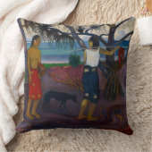 ポール・ゴーギャンタコノキの下の|、1891年(カリフォルニアの油 クッション (ブランケット)