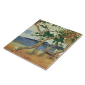 ポール・ゴーギャン海岸によって|、マルティニク1887年( タイル (側面)