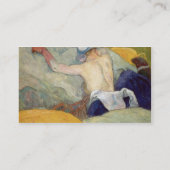 ポール・ゴーギャン熱の|、かブタ1888年 名刺 (裏面)