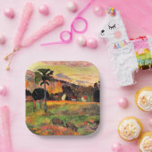 ポール・ゴーギャン絵を描が有名な来のよこら、 ペーパープレート (パーティー)