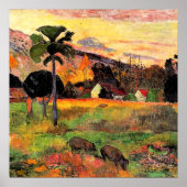 ポール・ゴーギャン絵を描が有名な来のよこら、 ポスター (正面)