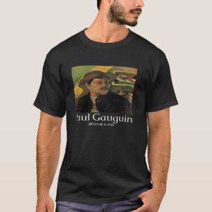ポール・ゴーギャン自画像ハットアートグラフィックヴィンテージ Tシャツ