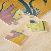 ポール・ゴーギャン自画像絵画アート ジグソーパズル (側面)