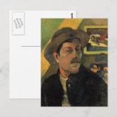 ポール・ゴーギャン自画像 ポストカード (正面/裏面)