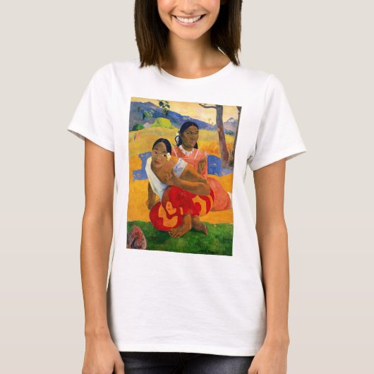 ポール・ゴーギャン - いつ結婚するの? Tシャツ (正面)