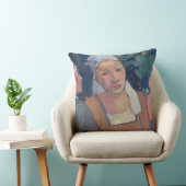 ポール・ゴーギャン|のブルターニュ人の小作人1894年(canvaの油 クッション (椅子)