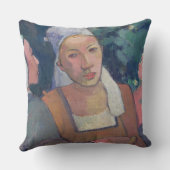 ポール・ゴーギャン|のブルターニュ人の小作人1894年(canvaの油 クッション (裏面)