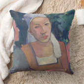 ポール・ゴーギャン|のブルターニュ人の小作人1894年(canvaの油 クッション (ブランケット)