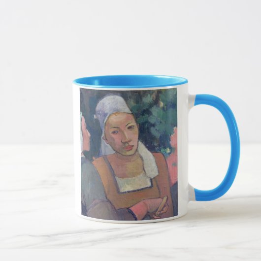 ポール・ゴーギャン|のブルターニュ人の小作人1894年(canvaの油 マグカップ (右)