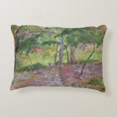 ポール・ゴーギャン|の熱帯景色、マルティニク、188 アクセントクッション (裏面)